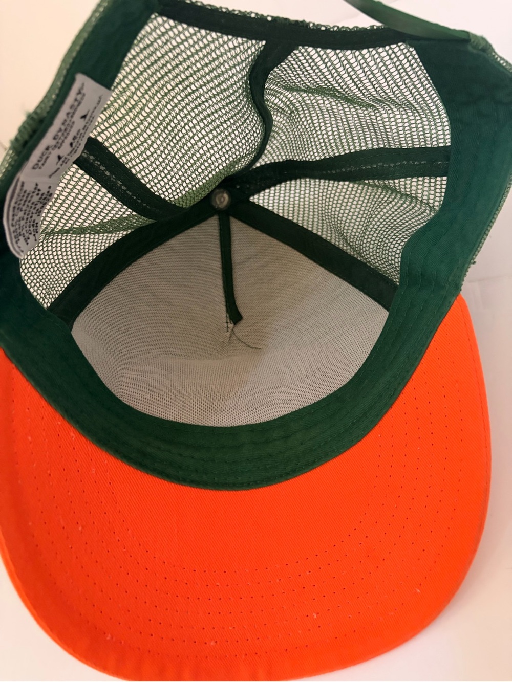 Duck Dynasty Men's Camo & Orange Trucker Hat View 3